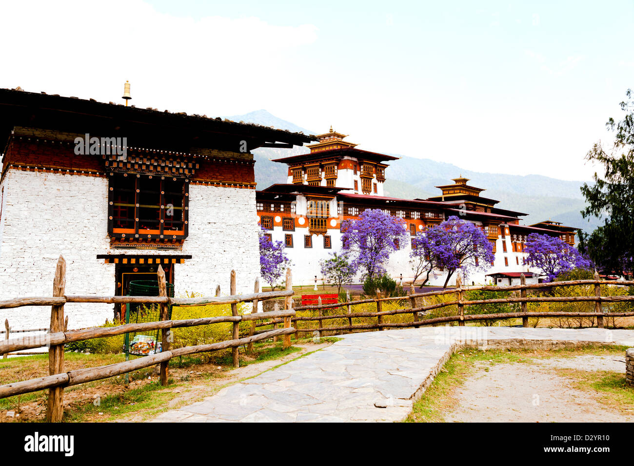 punakha dzong Stock Photo
