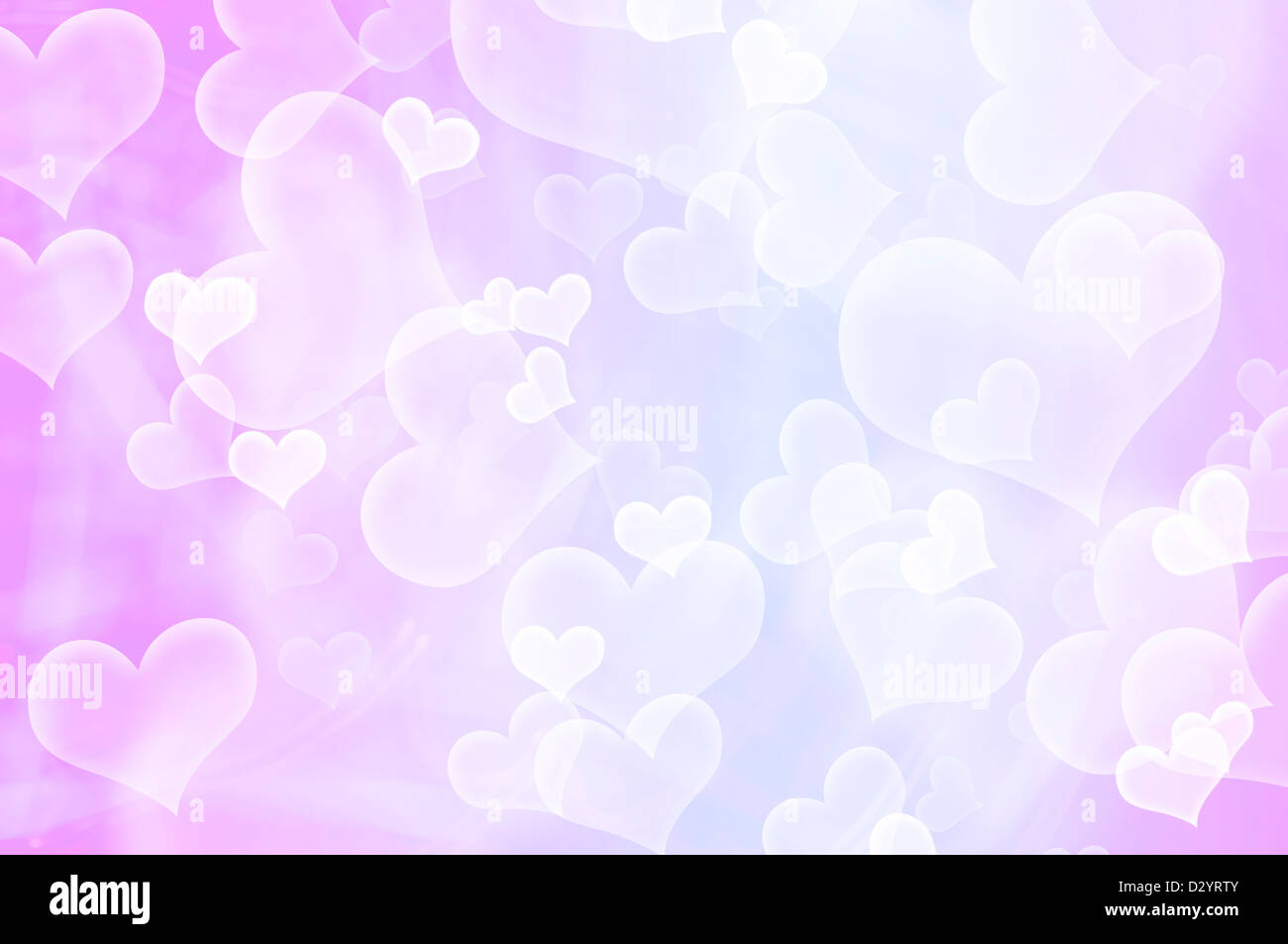 Blur heart background Stock Photo