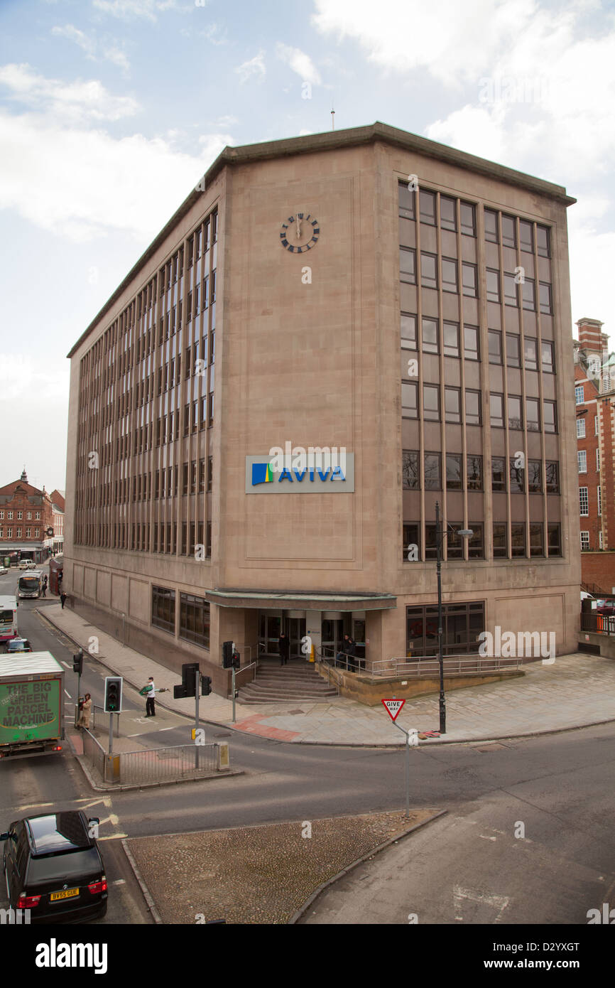 Aviva building in York England Stock Photo