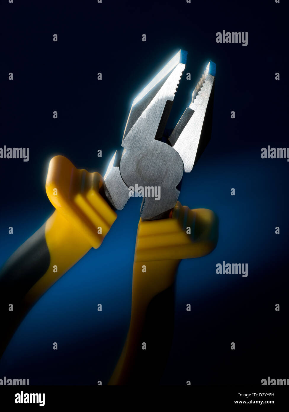 Strong pliers Stock Photo