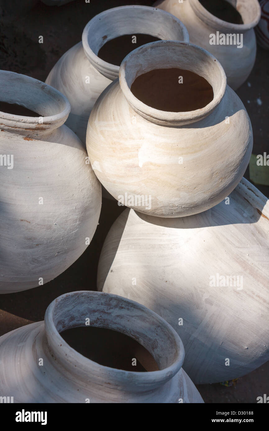 Clay pots for sale in Jodhpur, India, Asia Stock Photo Alamy