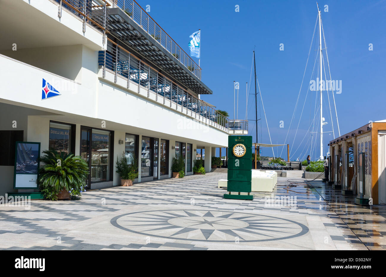 Italy, Sardinia, Porto Cervo, the Yacht Club Costa Smeralda Stock Photo -  Alamy