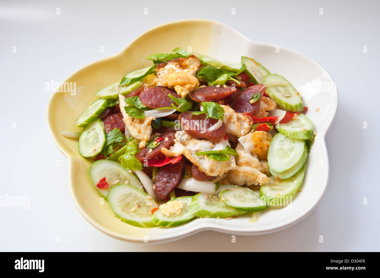 dried egg with spicy ingredient Stock Photo Alamy