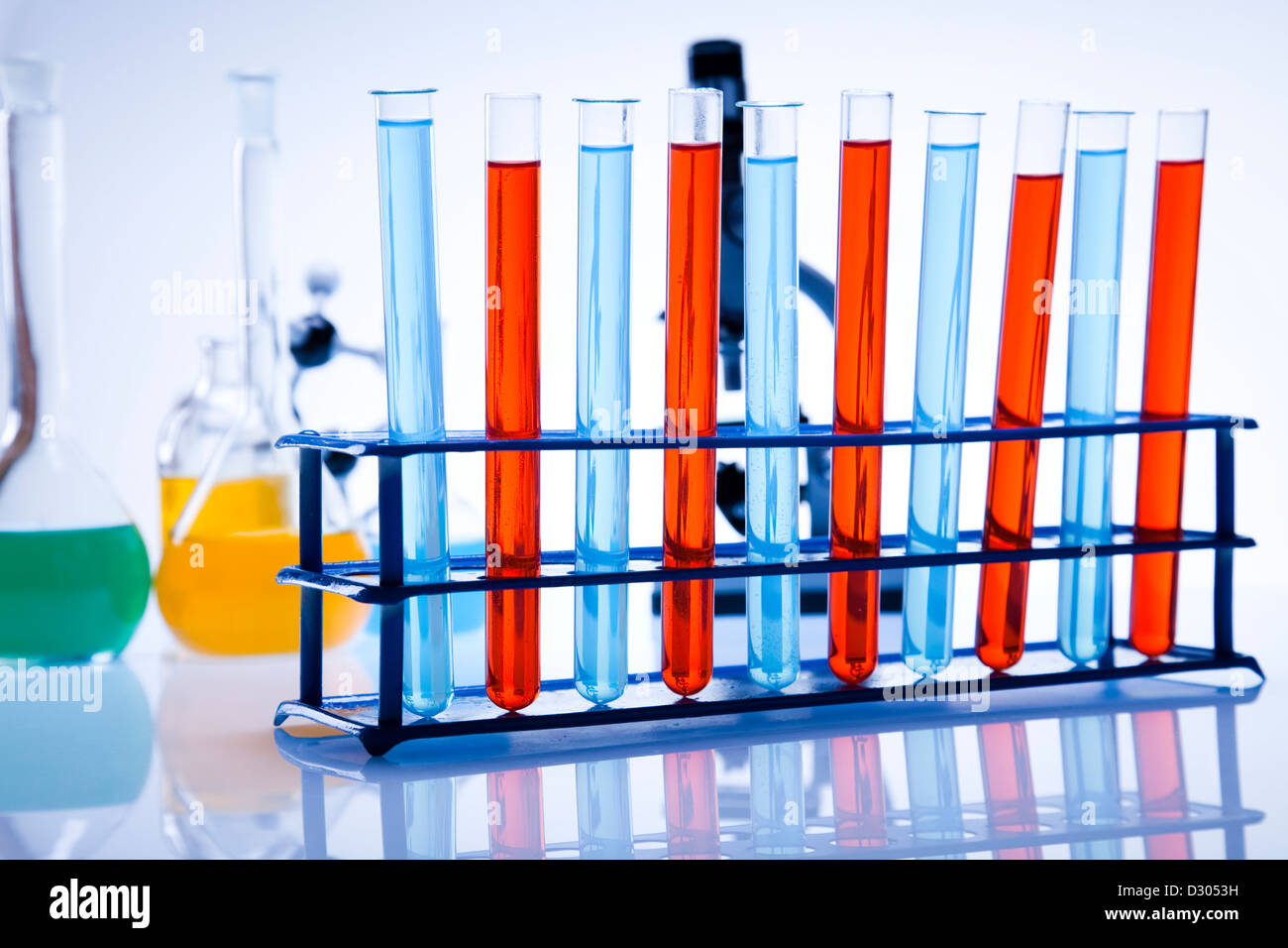 Molecular Model Laboratory glass Stock Photo Alamy