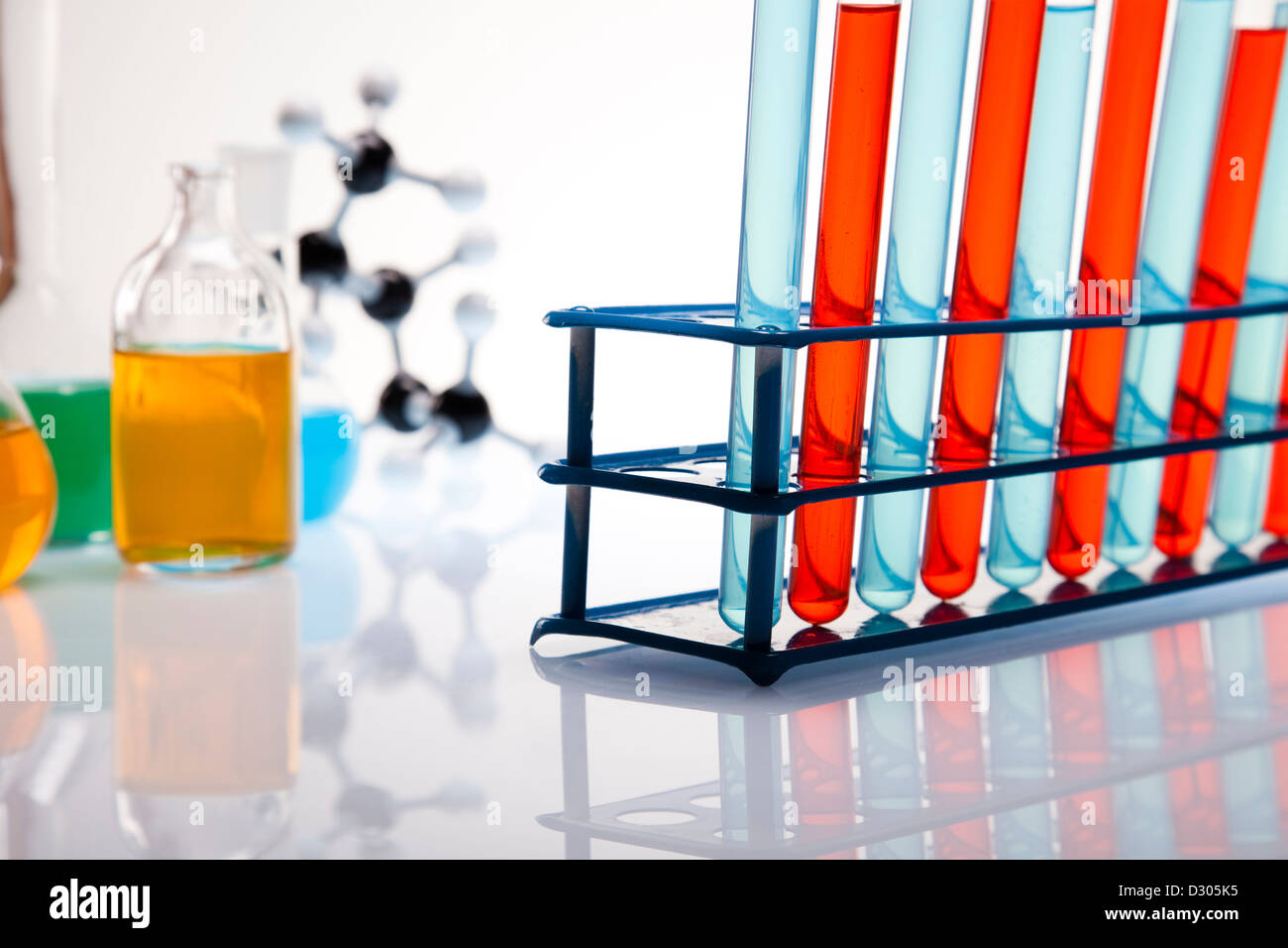 Chemical laboratory glassware equipment Stock Photo Alamy