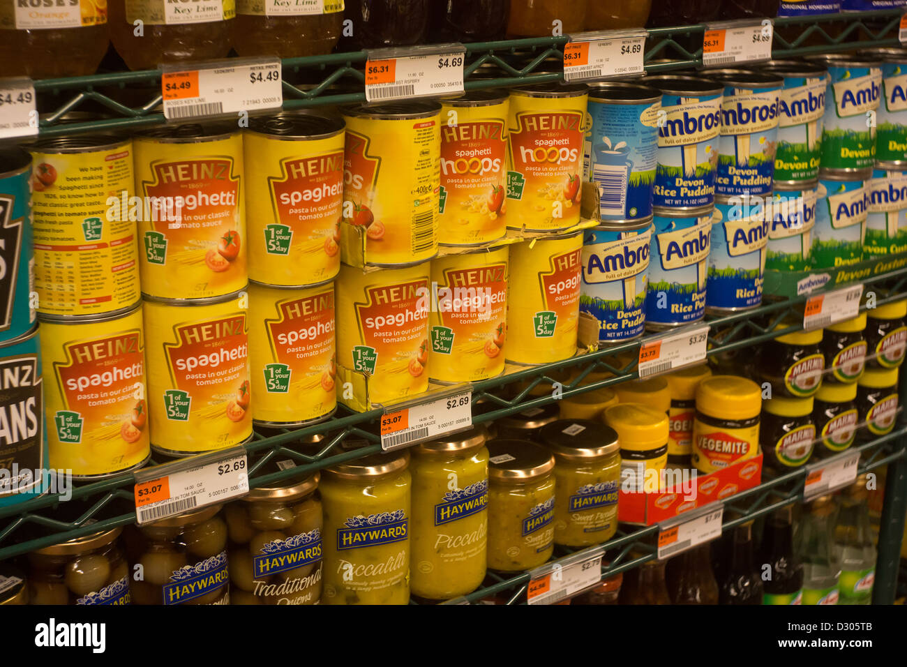 Imported products on sale