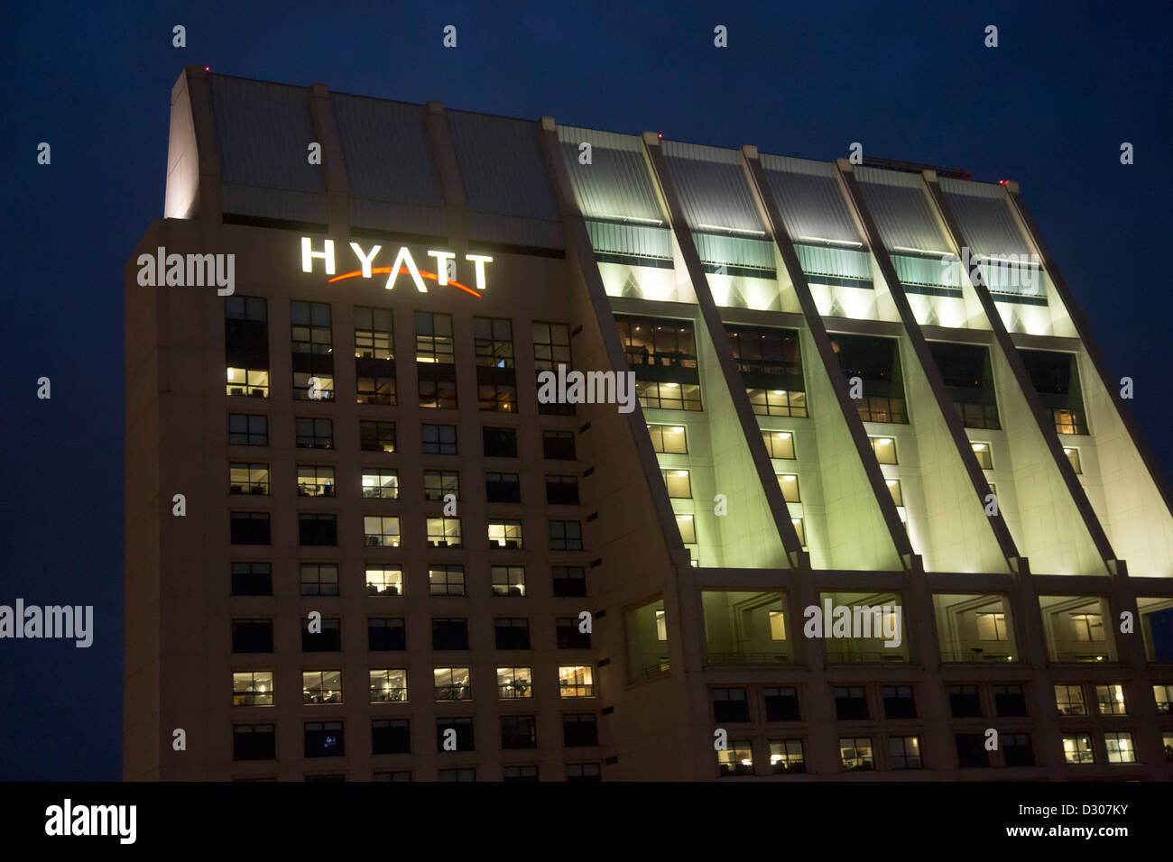 San Diego, California - The Manchester Grand Hyatt Hotel. Stock Photo