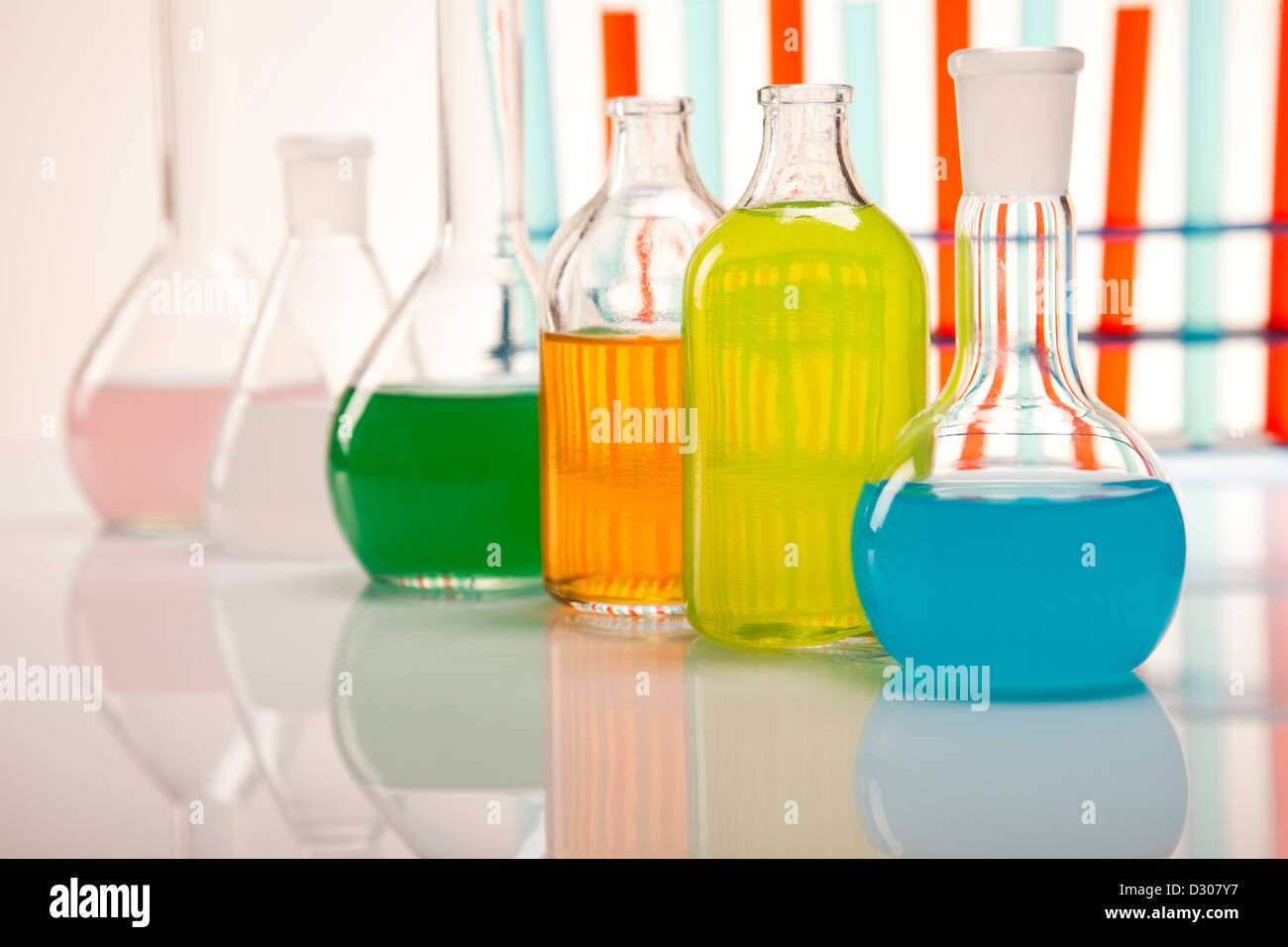 Chemical laboratory glassware equipment Stock Photo Alamy