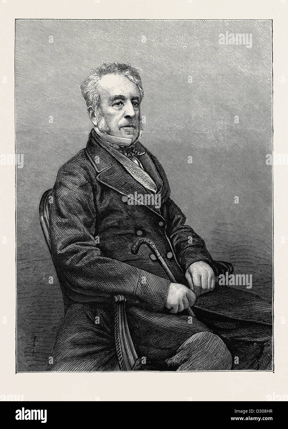 GEORGE GROTE, D.C.L., F.R.S., VICE-PRESIDENT OF THE LONDON UNIVERSITY, 1870 Stock Photo