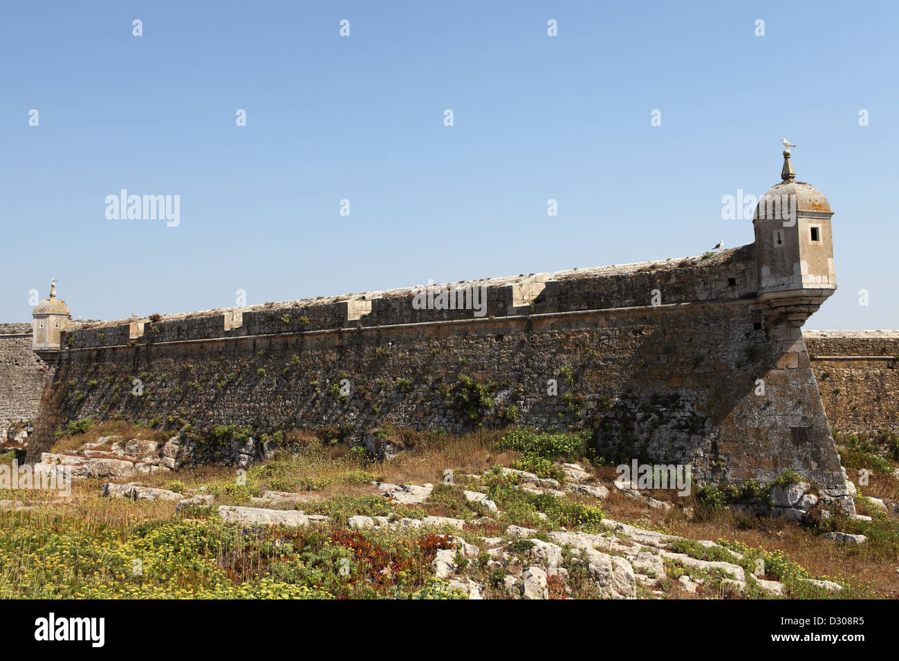 The Fortaleza de Peniche, the fortress of Peniche, Portugal Stock Photo ...