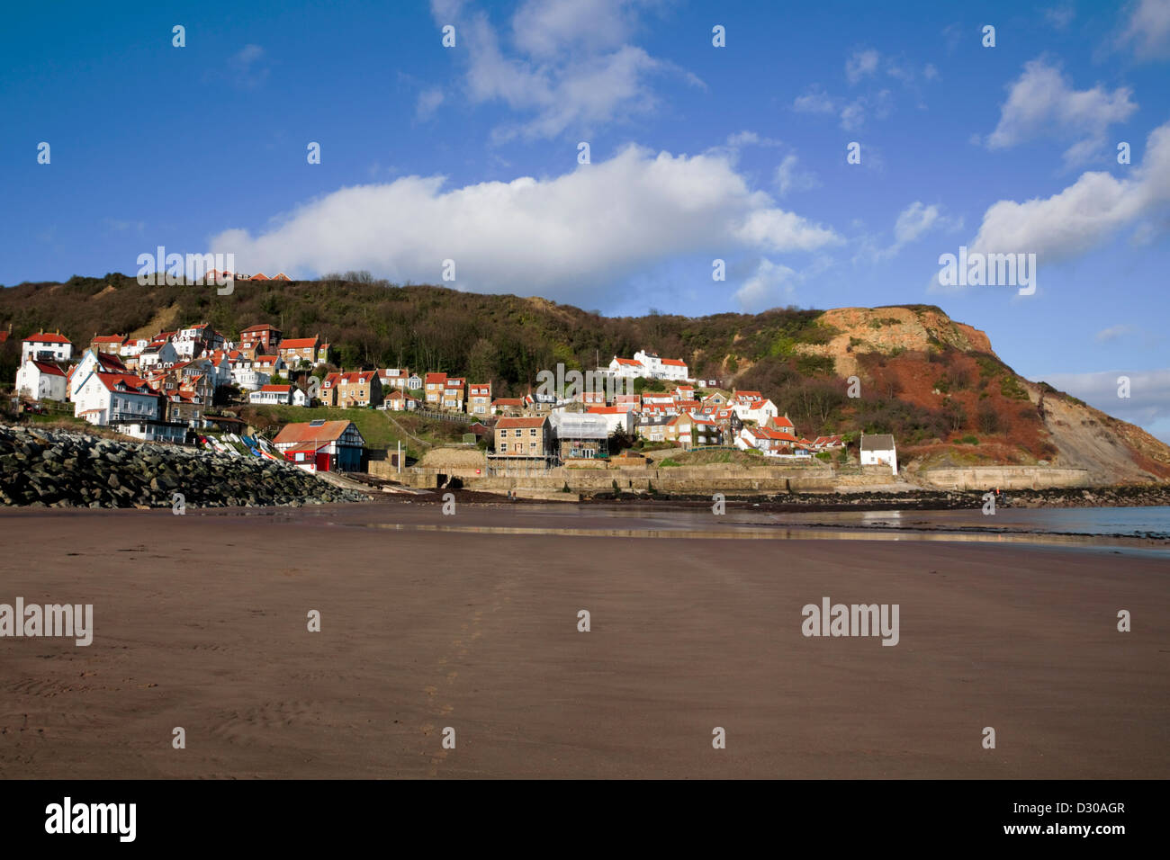 Runswick Bay, near Whitby, North Yorkshire. England Stock Photo Alamy