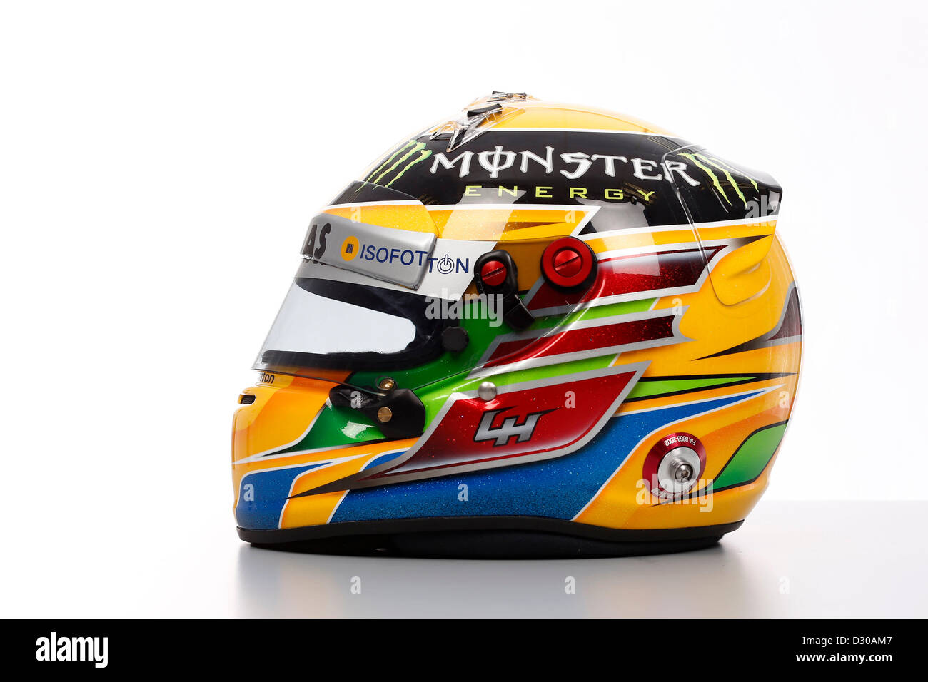 F1 helmet lewis hi-res stock photography and images - Alamy