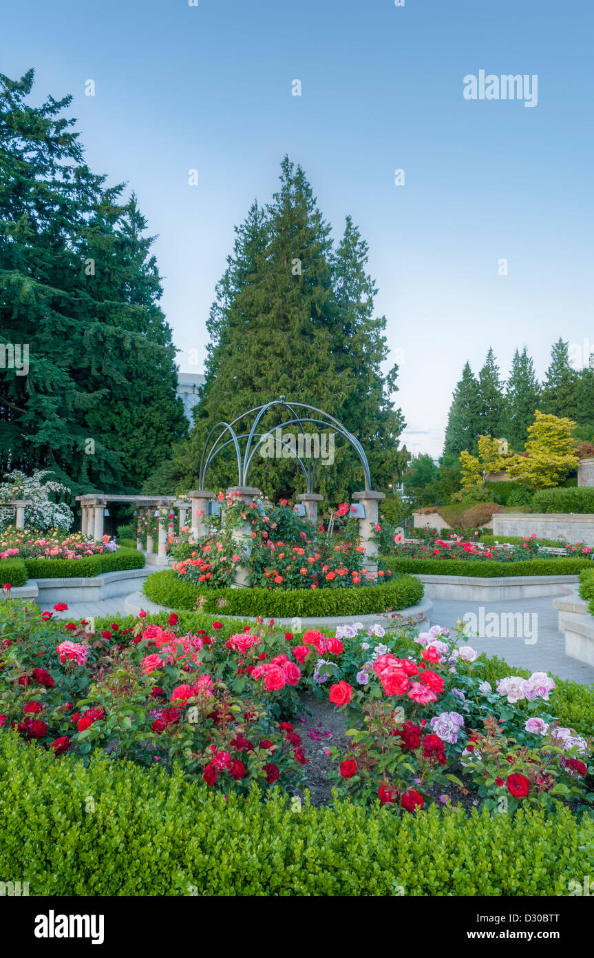 British columbia ubc vancouver rose garden hires stock photography and