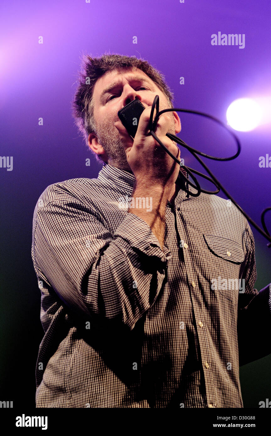 BARCELONA, SPAIN NOV 6 LCD Soundsystem band performs at Razzmatazz