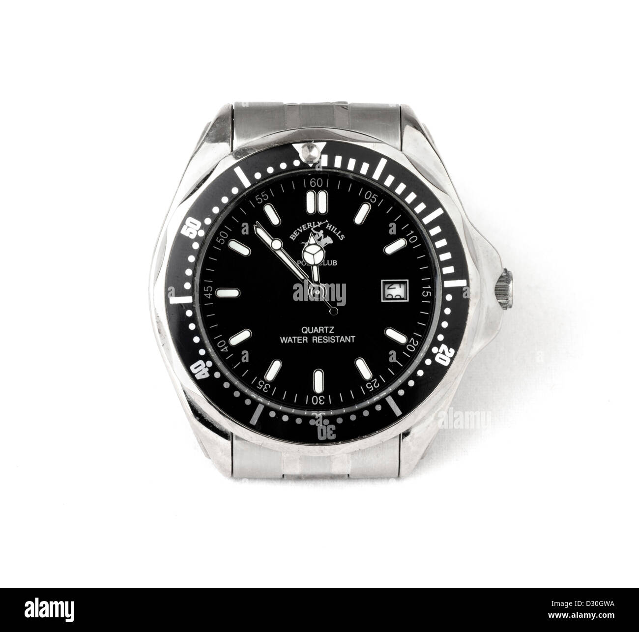 Man's Wristwatch Stock Photo