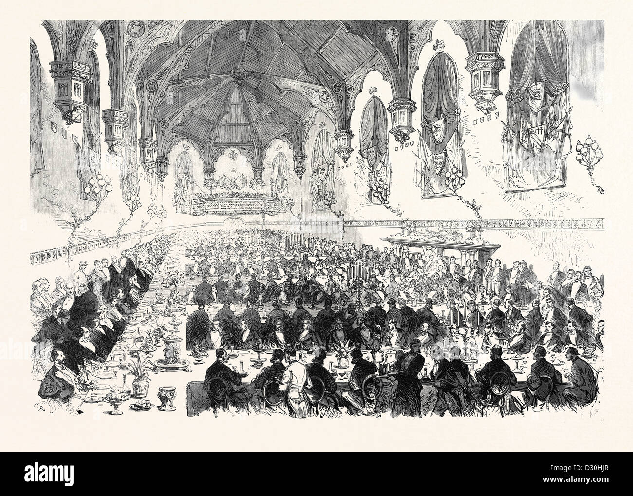 antique print seat of Duke of Norfolk Arundel Castle SUSSEX 1858