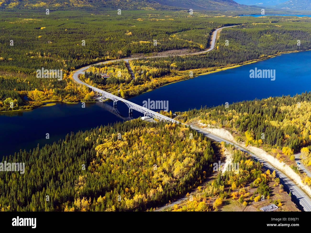Alcan highway aerial hi-res stock photography and images - Alamy