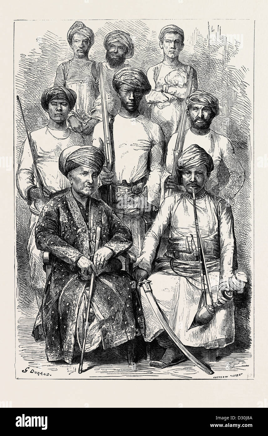 Junagarh Ruler THE NAWAB OF JUNAGADH, K.G., C.S.I., AND HIS COURT Stock Photo - Alamy