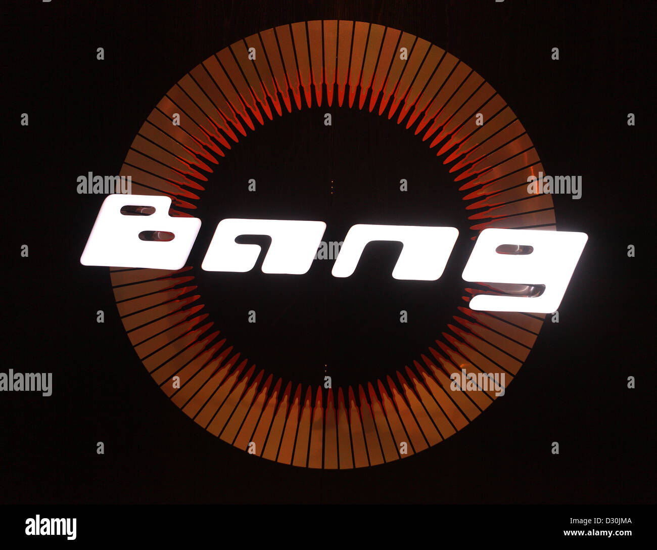 Dubai, United Arab Emirates, Logo of Bang Nightclub Stock Photo