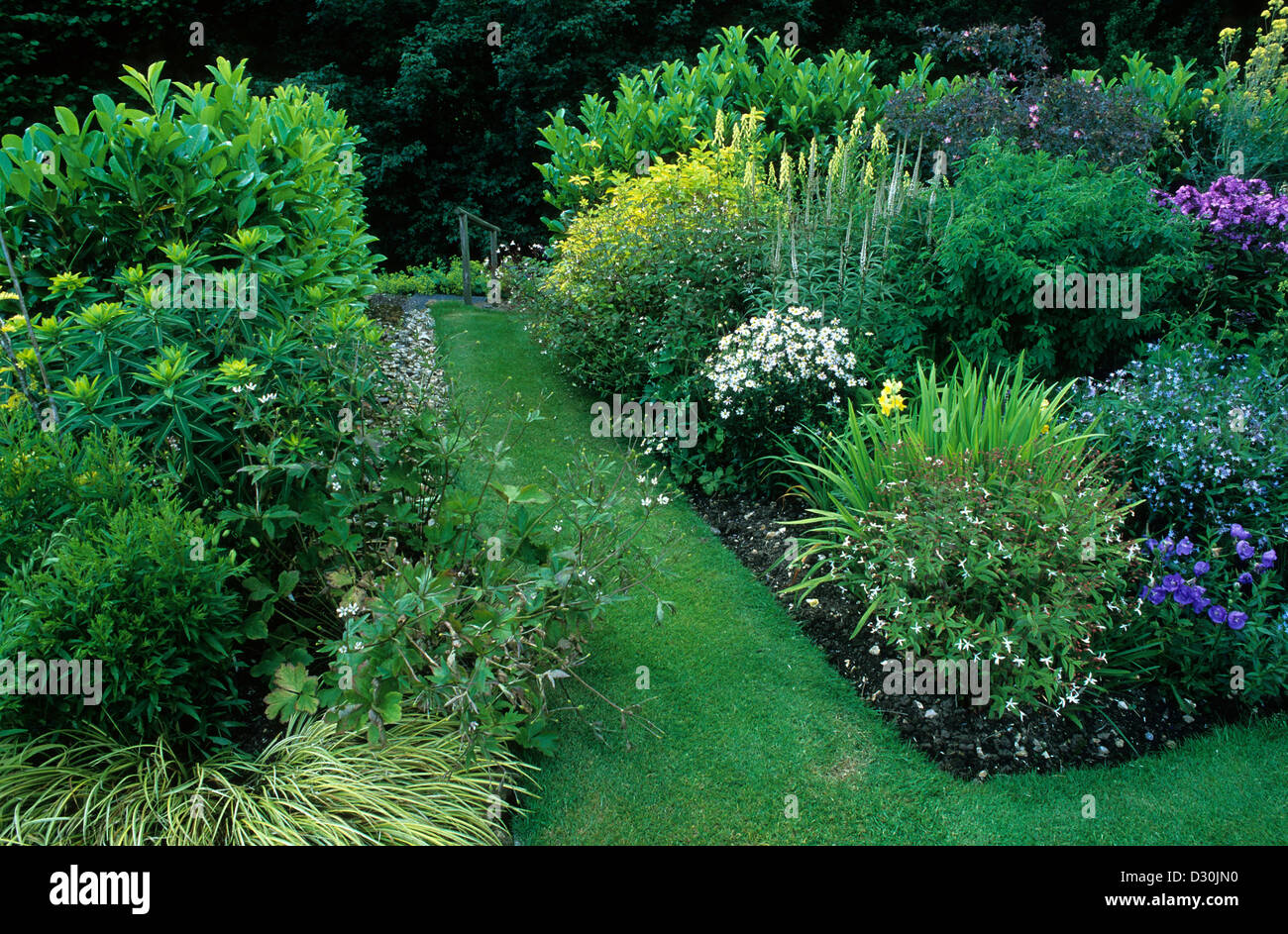 Herbaceous border path hi-res stock photography and images - Alamy