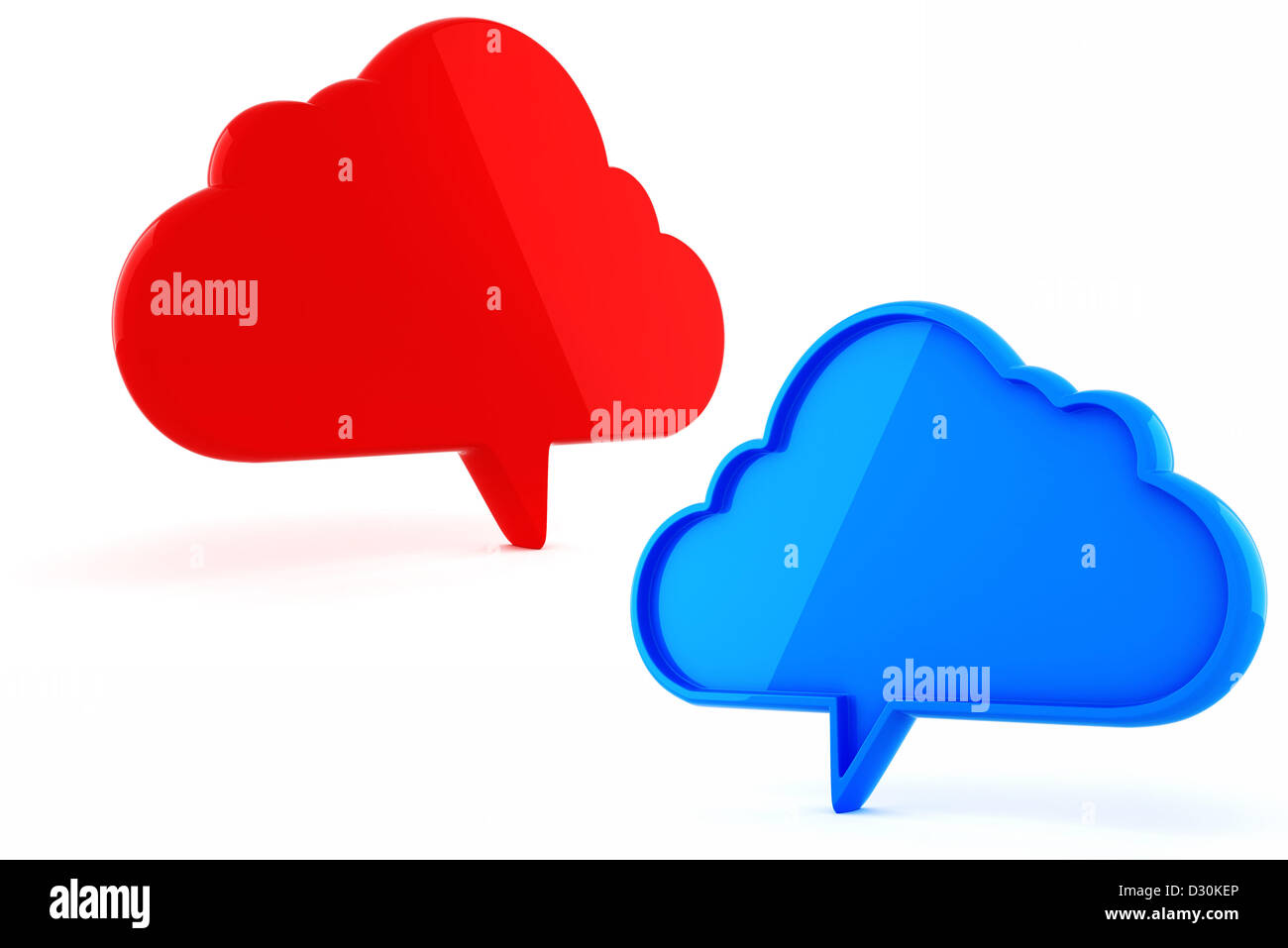 3d cloud bubble talk hi-res stock photography and images - Alamy