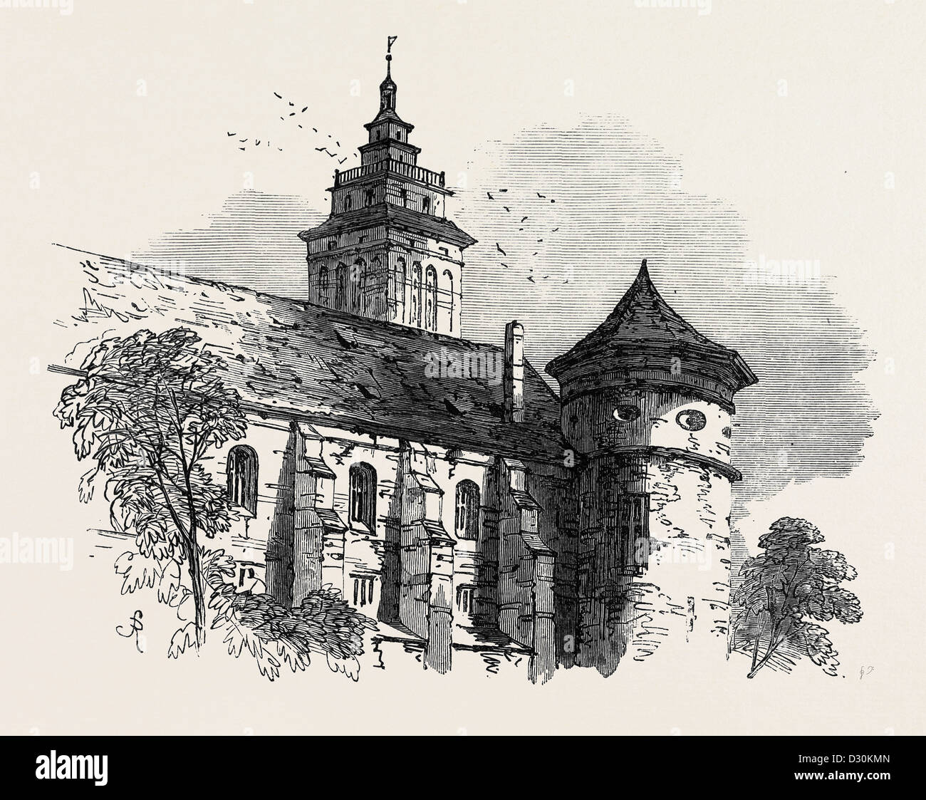 THE CASTLE KÖNIGSBERG KALININGRAD RUSSIA 1869 Stock Photo