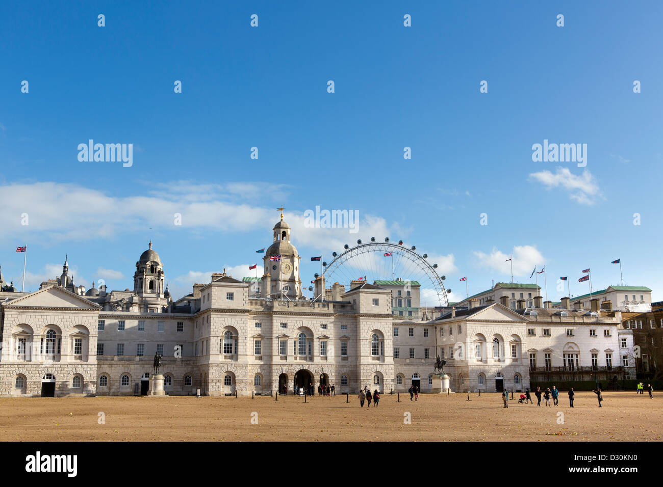 Horse Guards Parade in central London Stock Photo