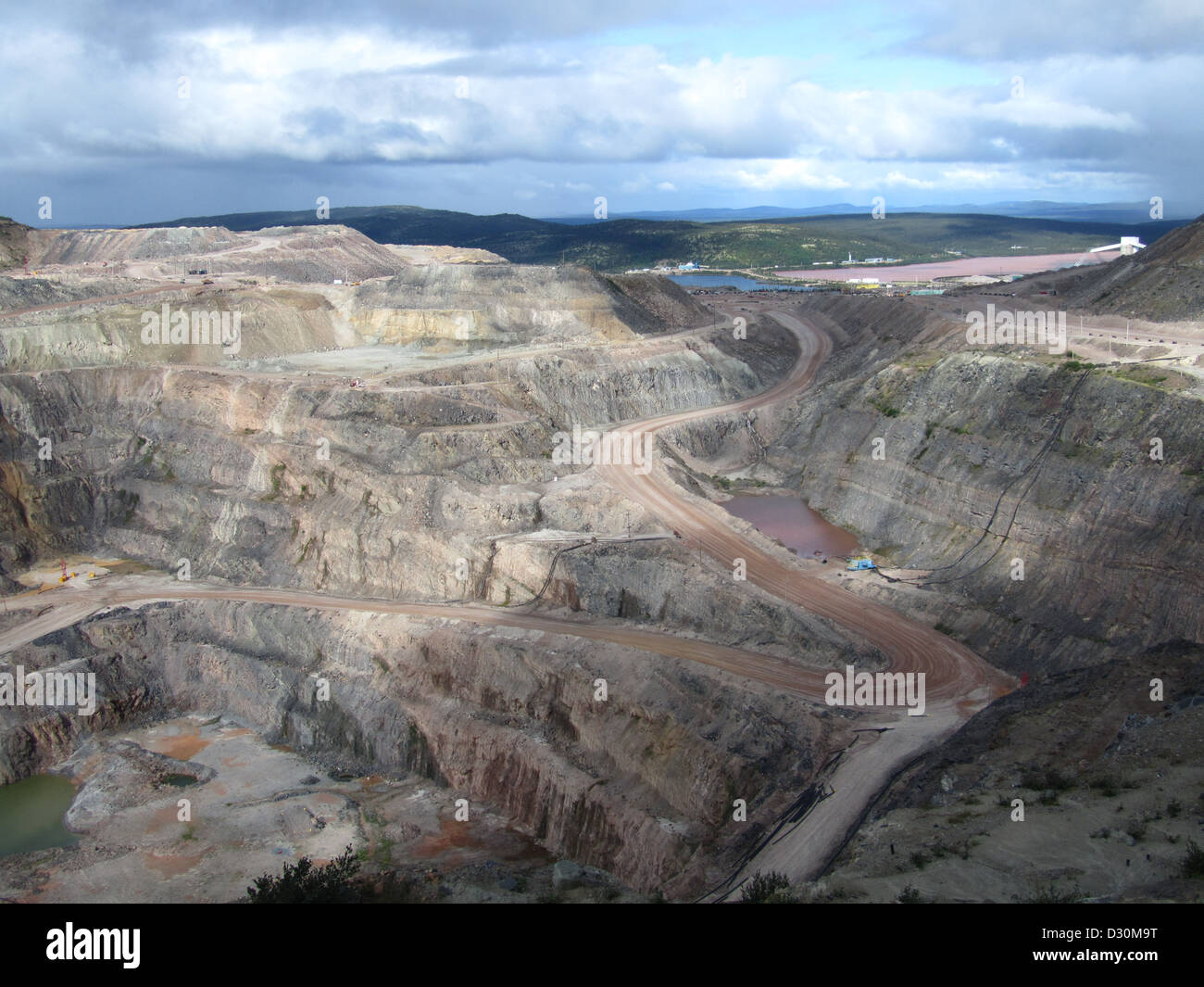 Biggest Canadian open pit iron mine in Fort Wright Next to Fermont