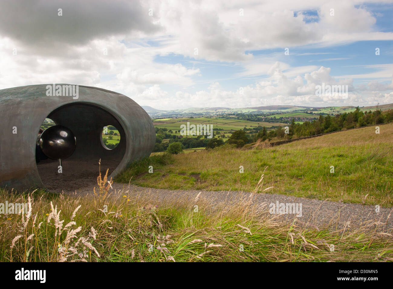 The Atom Panopticon in Wycollar Country Park, Pendle, Lancashire Stock ...