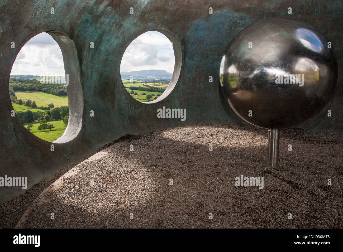 The Atom Panopticon in Wycollar Country Park, Pendle, Lancashire Stock ...