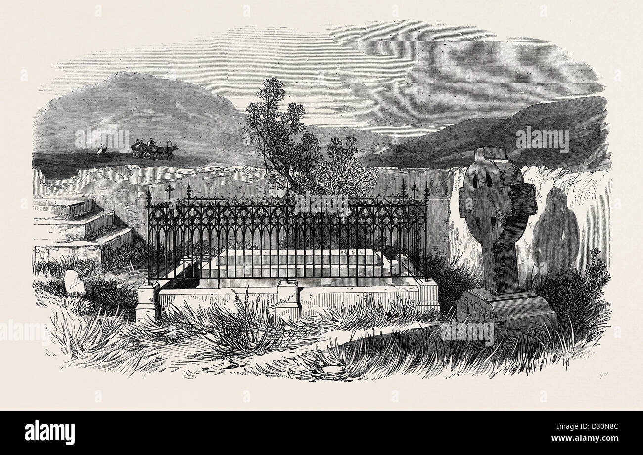 THE CRIMEA REVISITED: THE HEADQUARTERS BURIAL GROUND 1869 Stock Photo