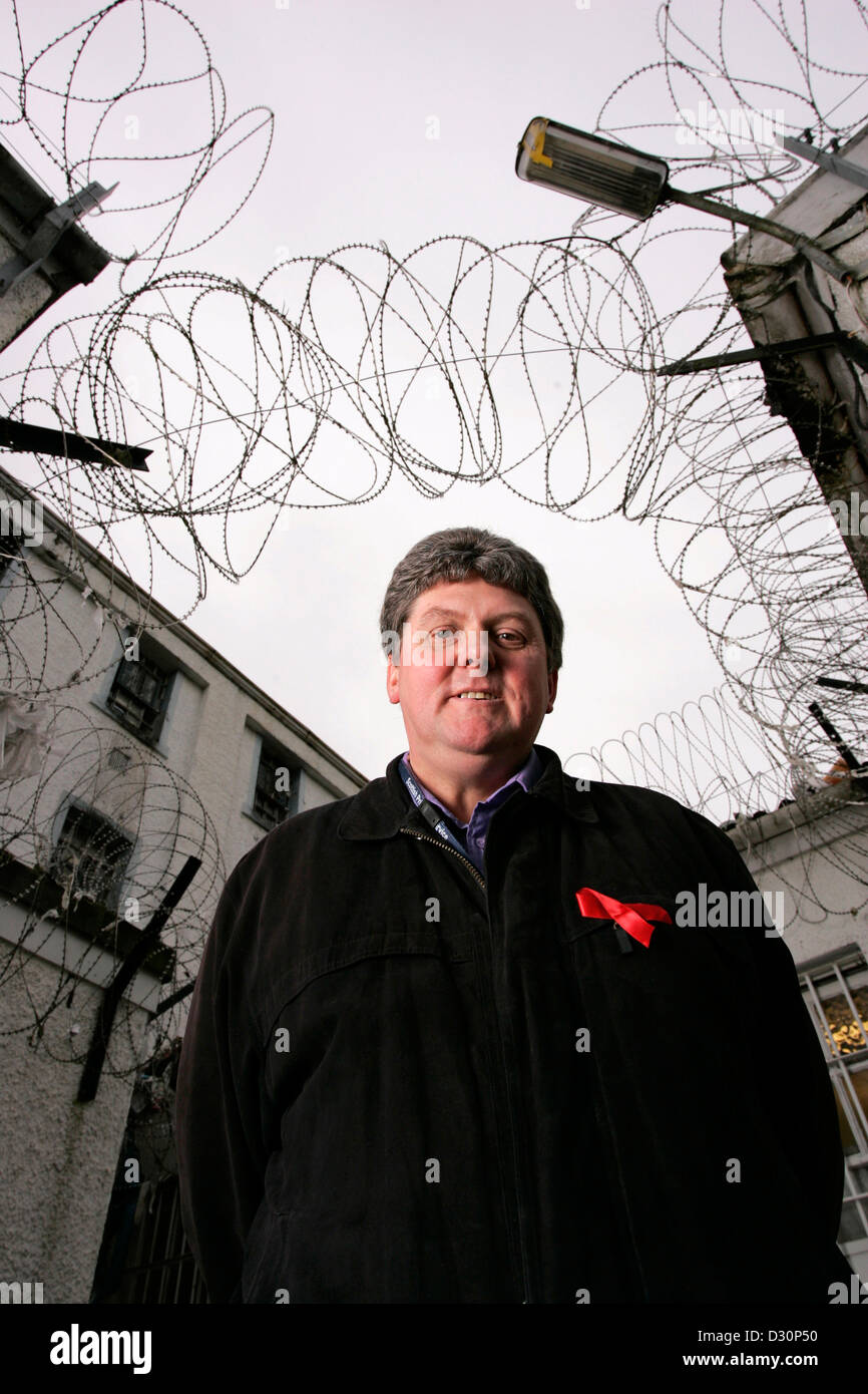 Rev. Donald Scott Chaplain at Polmont Young Offenders Institution 18/01/06 Stock Photo