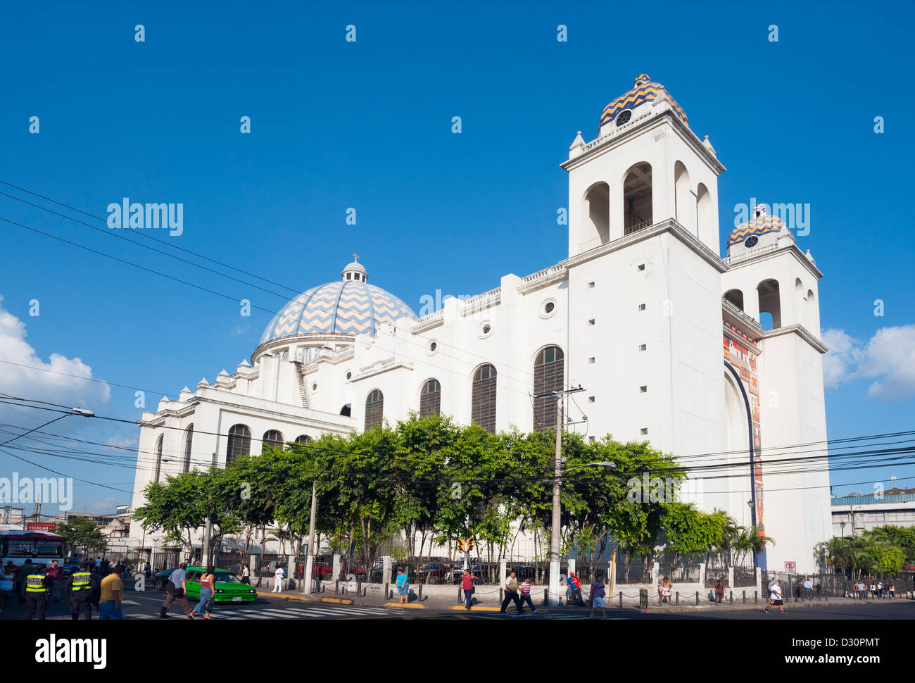 Cathedral, San Salvador (capital city), El Salvador, Central America Stock Photo