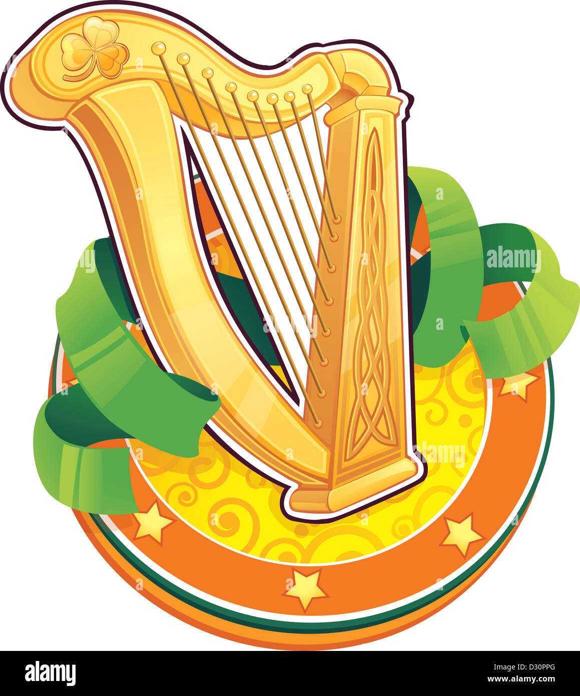 Ireland harp coat of arms hires stock photography and images Alamy