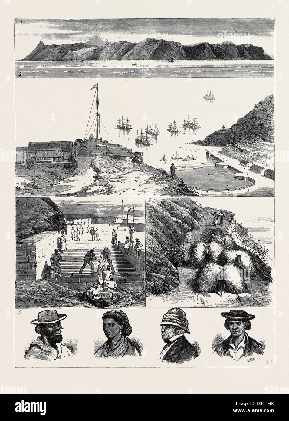 St helena view hi-res stock photography and images - Alamy