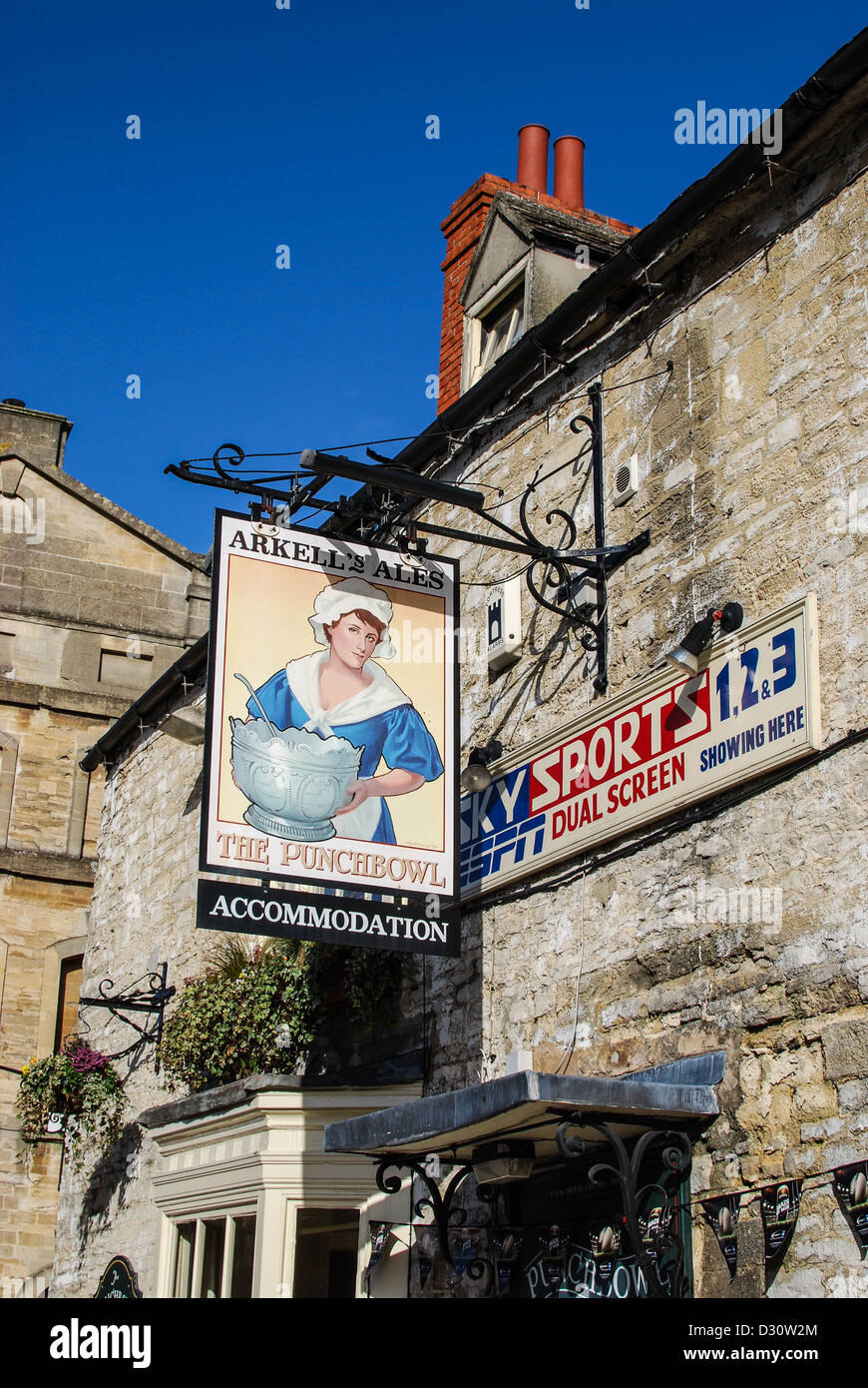The Punch Bowl inn in Woodstock Oxfordshire England UK Stock Photo Alamy