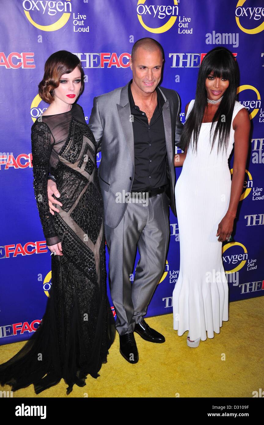 Coco Rocha, Nigel Barker, Naomi Campbell at arrivals for Oxygen