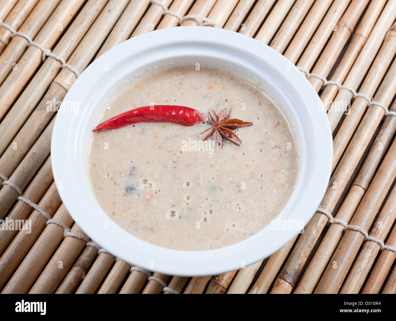 chinese cuisine . spicey duck noodle soup Stock Photo - Alamy
