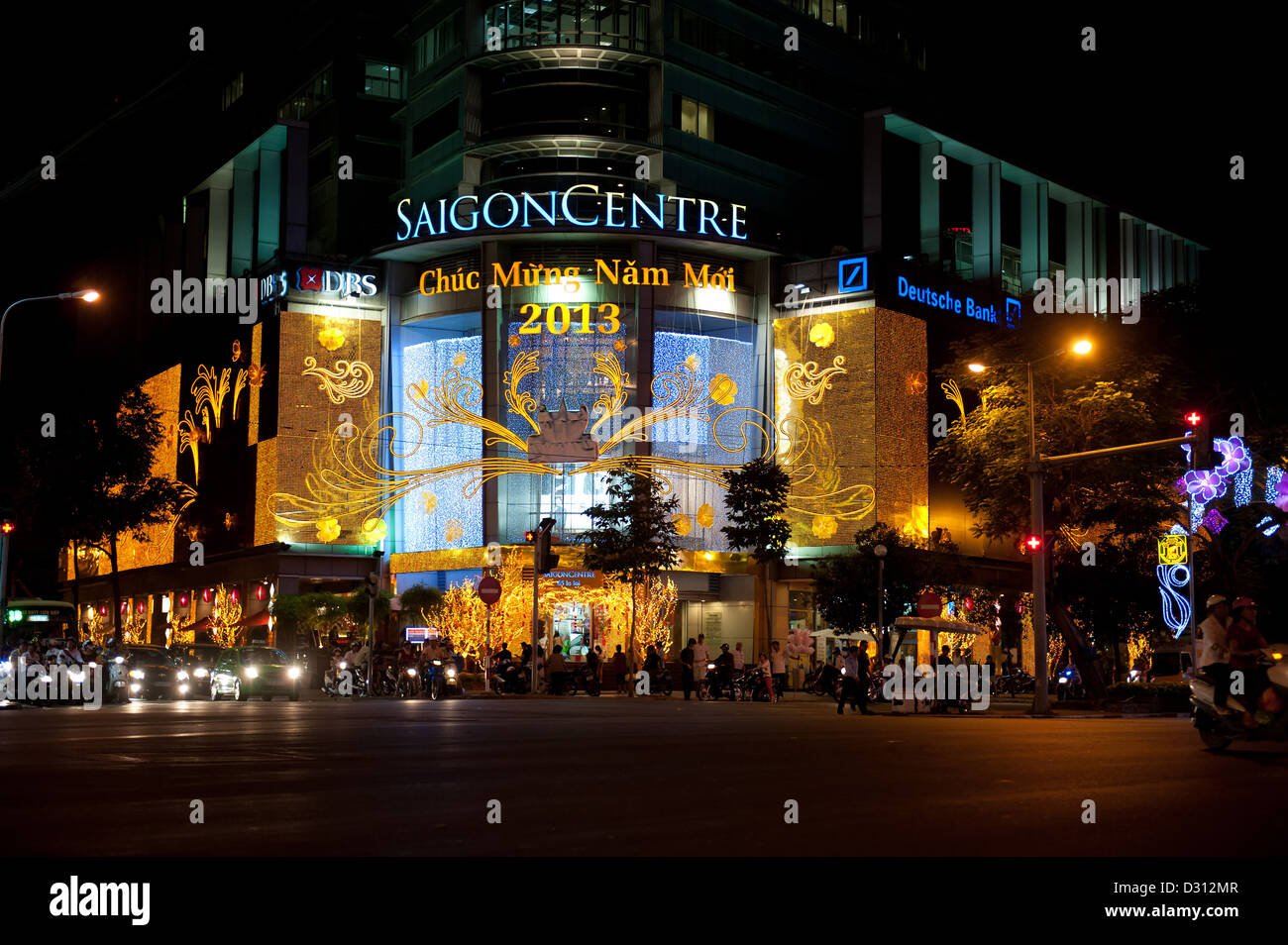 Saigon Centre Tet 2013 Stock Photo