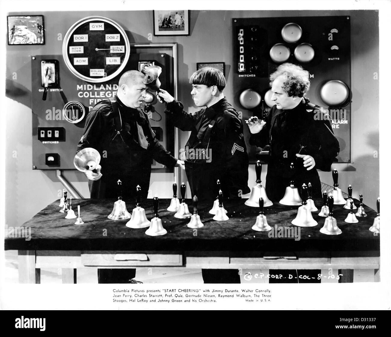 The three Stooges Stock Photo
