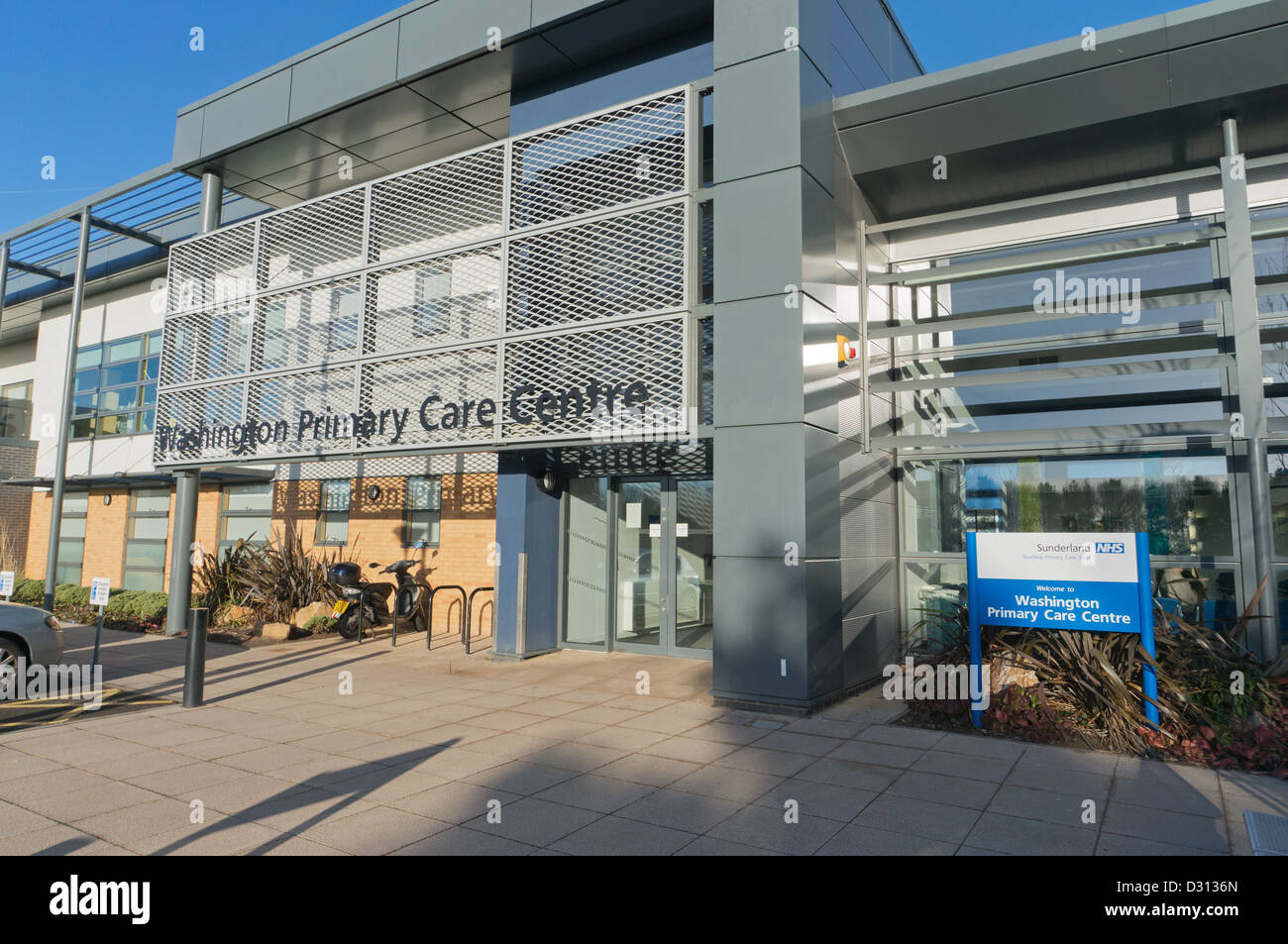 NHS Washington Primary Care Centre north east England UK Stock Photo