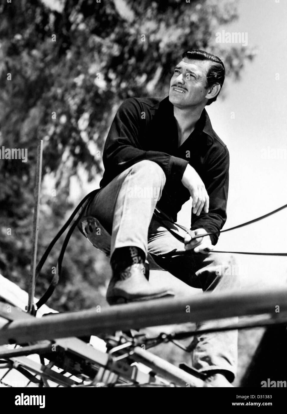 Clark Gable Stock Photo