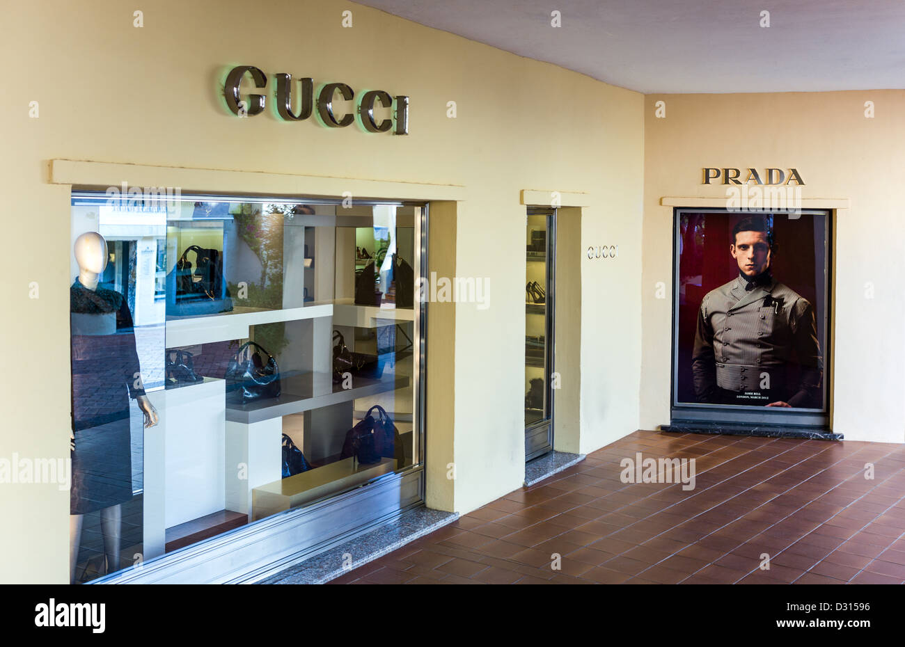 Italy, Sardinia, Porto Cervo, luxury shops in the village Stock Photo -  Alamy