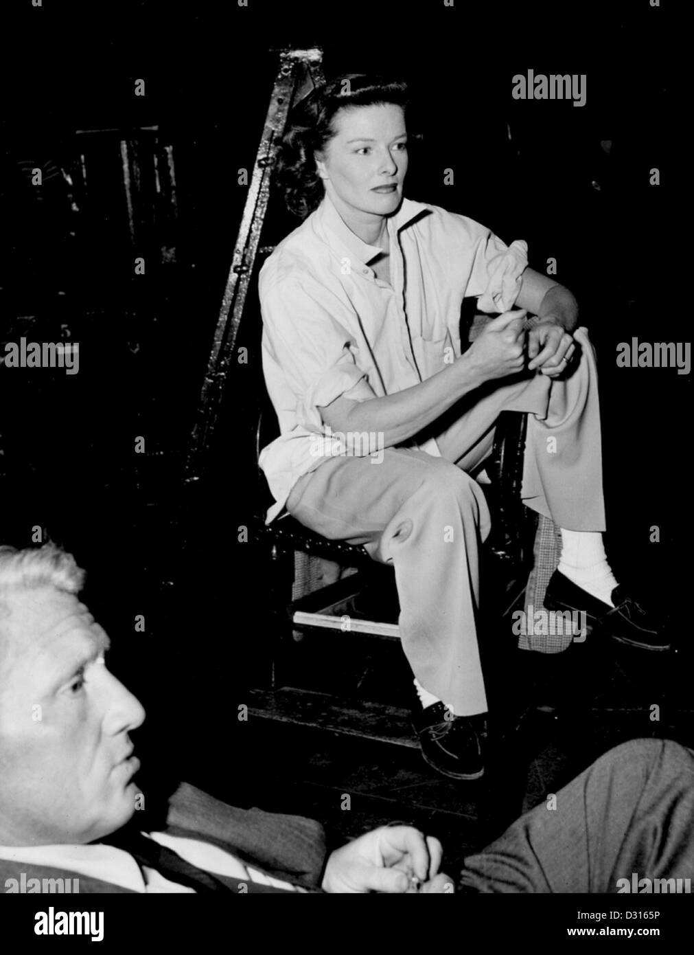 Spencer Tracy, Katharine Hepburn Stock Photo