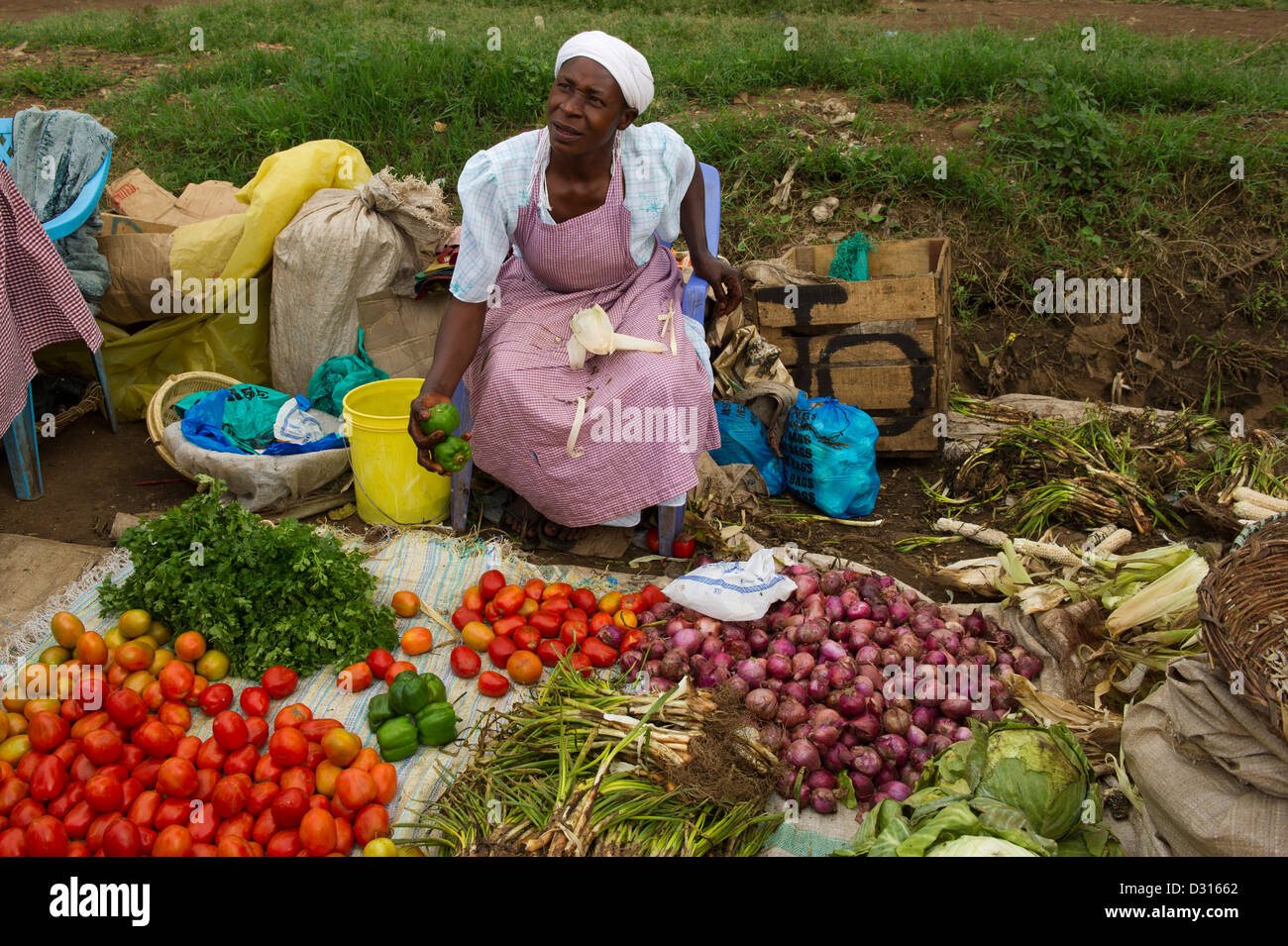 Kenya market food hires stock photography and images Alamy
