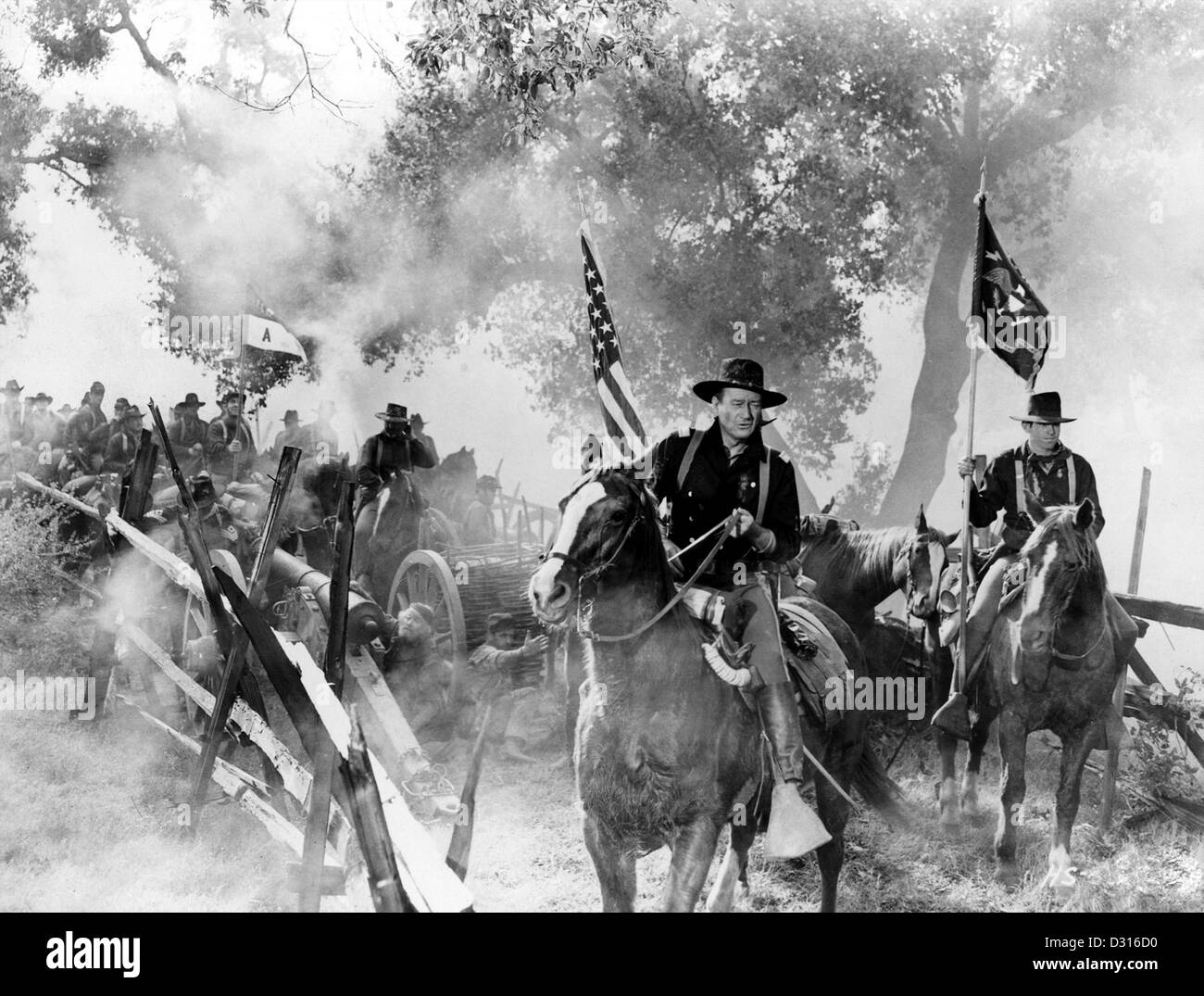 The horse soldiers Stock Photo