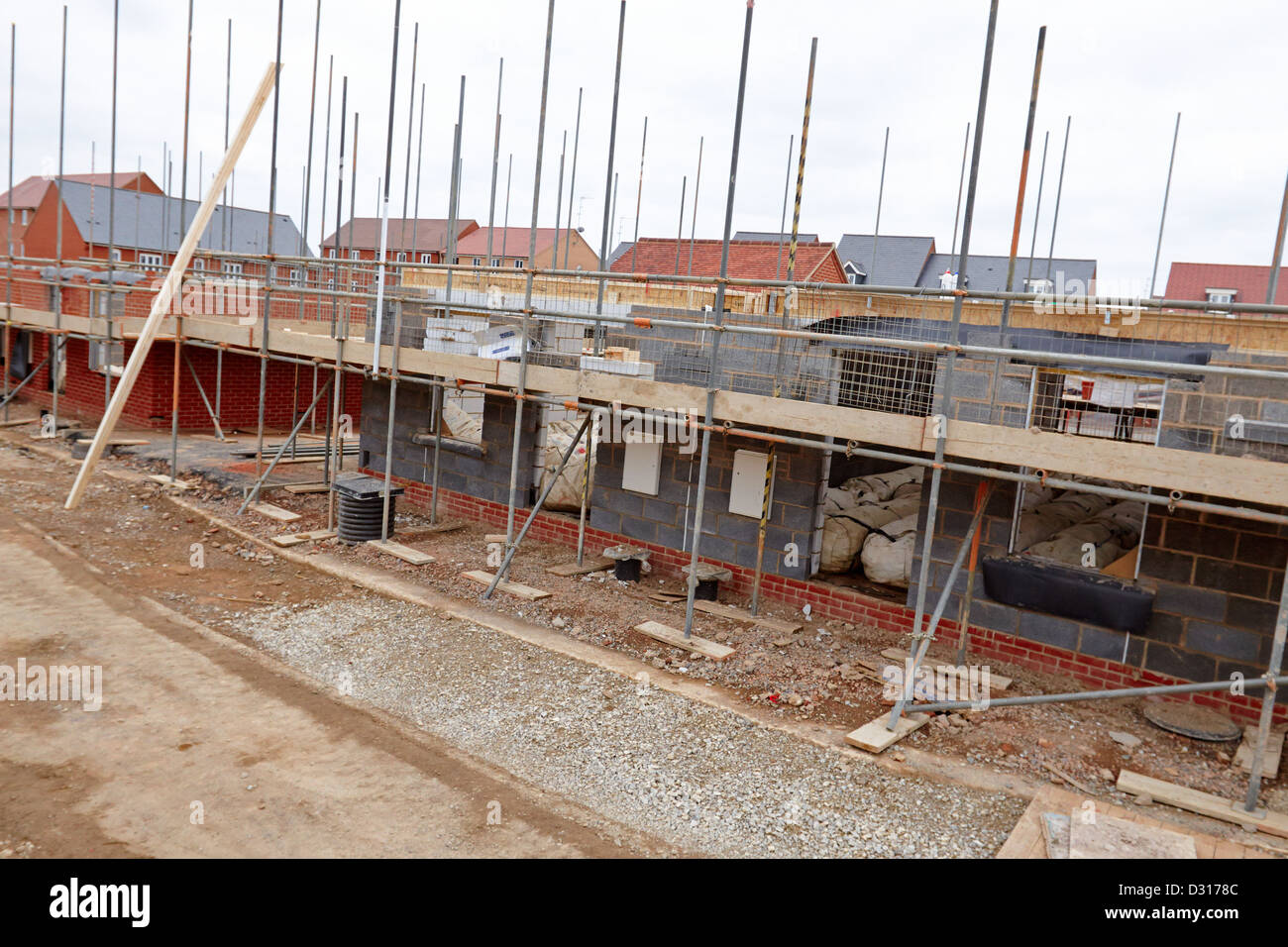 General view of Taylor Wimpey's Buckingham Park new housing development near Aylesbury Stock