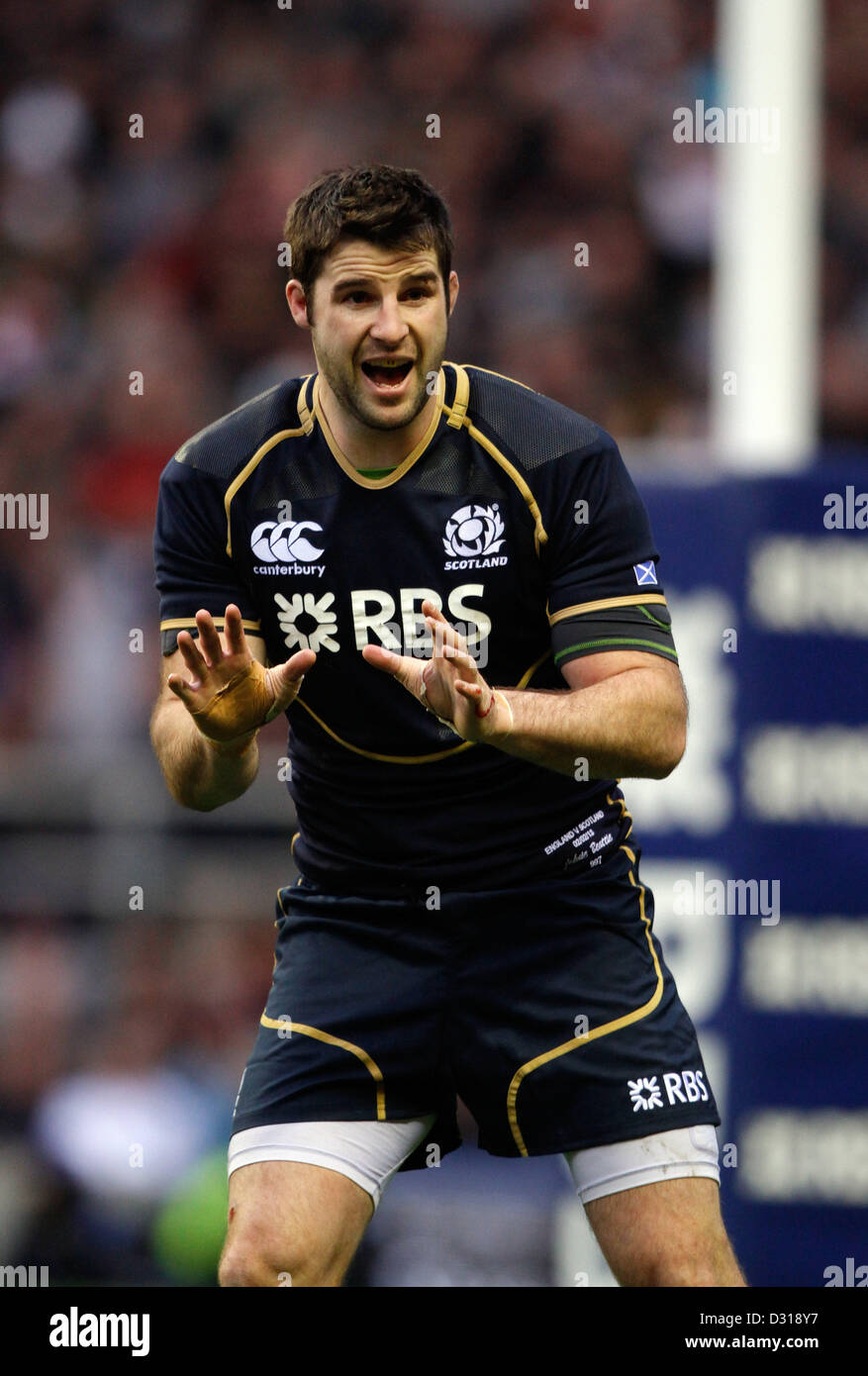 JOHNNIE BEATTIE SCOTLAND RU TWICKENHAM MIDDLESEX ENGLAND 02 February