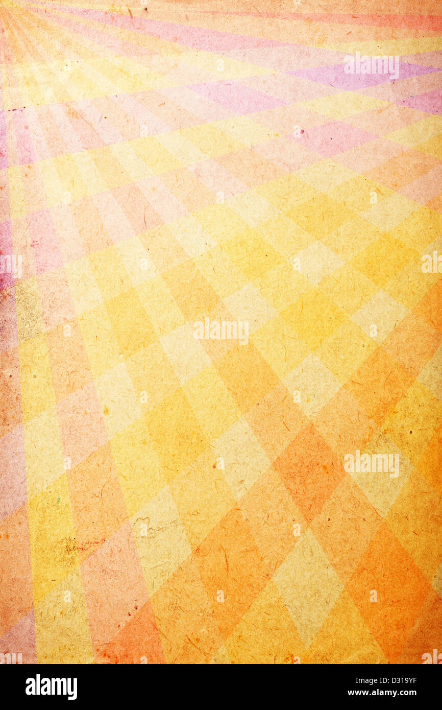 Vintage grunge poster. Old paper texture for background in retro style Stock Photo