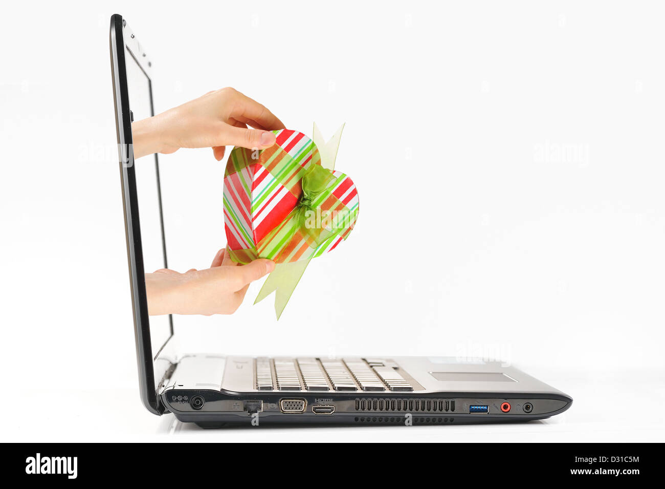 Present computer hi-res stock photography and images - Alamy